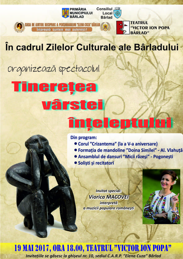 Spectacolul: Tinerețea vârstei înțeleptului